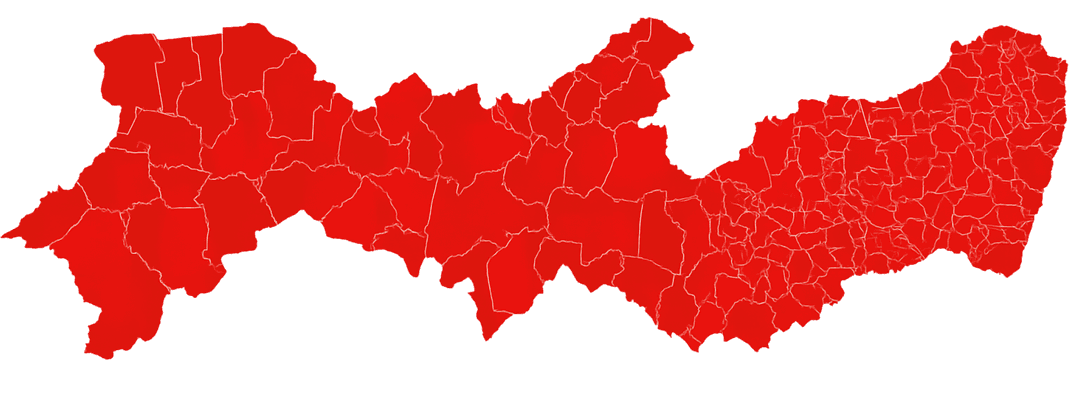Mapa de Pernambuco